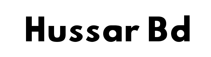 Hussar Bd Font