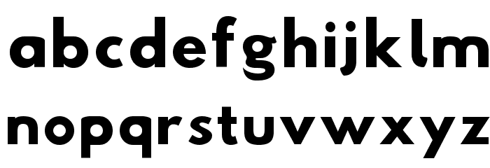 Hussar Bd Font LOWERCASE