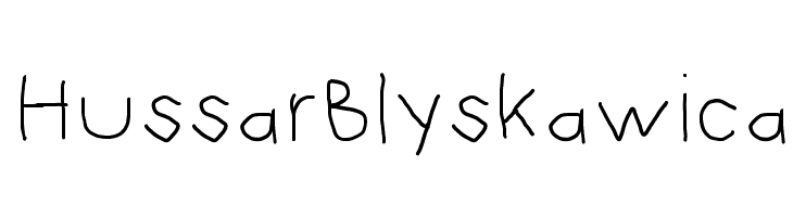 Hussar Blyskawica  免费字体下载