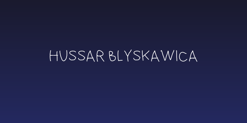 Hussar Blyskawica Social Header