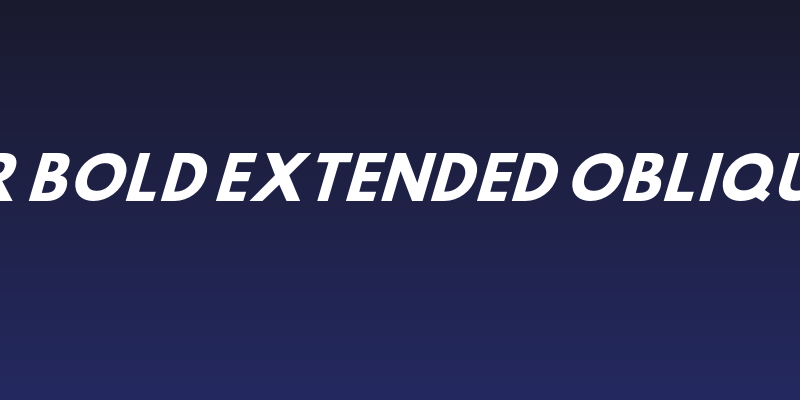 Hussar Bold Extended Oblique Three Social Header