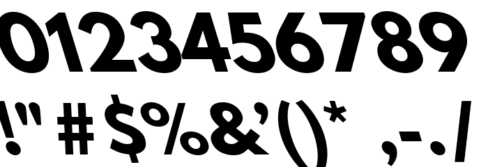 Hussar Bold Leftalic Font OTHER CHARS