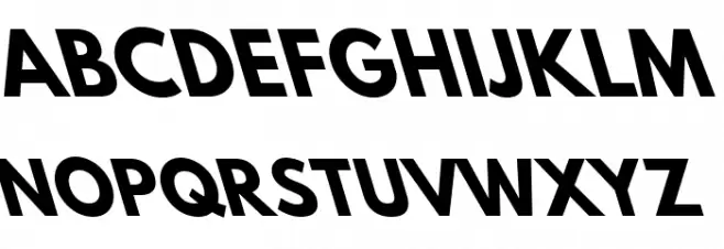 Hussar Bold Leftalic Schriftart Groß