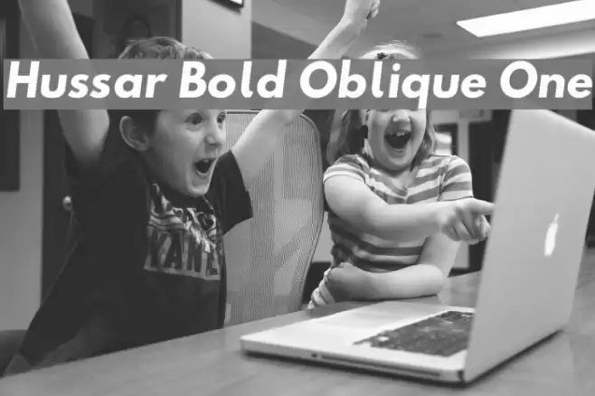 Hussar Bold Oblique One  examples