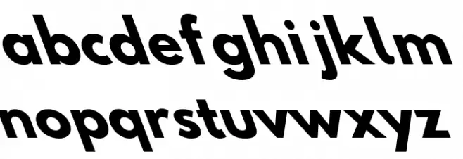 Hussar Bold Opposite Oblique Four خط أحرف صغيرة
