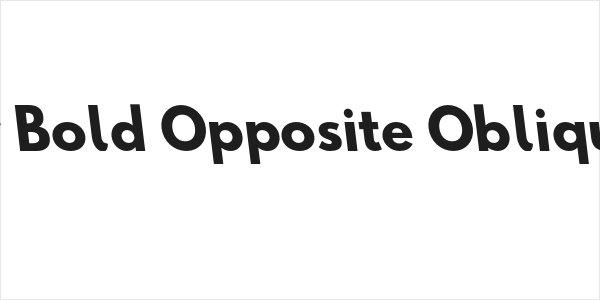 Hussar Bold Opposite Oblique One Logo