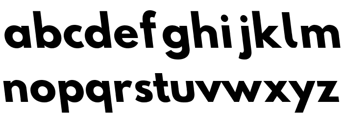 Hussar Bold Opposite Oblique One Font LOWERCASE