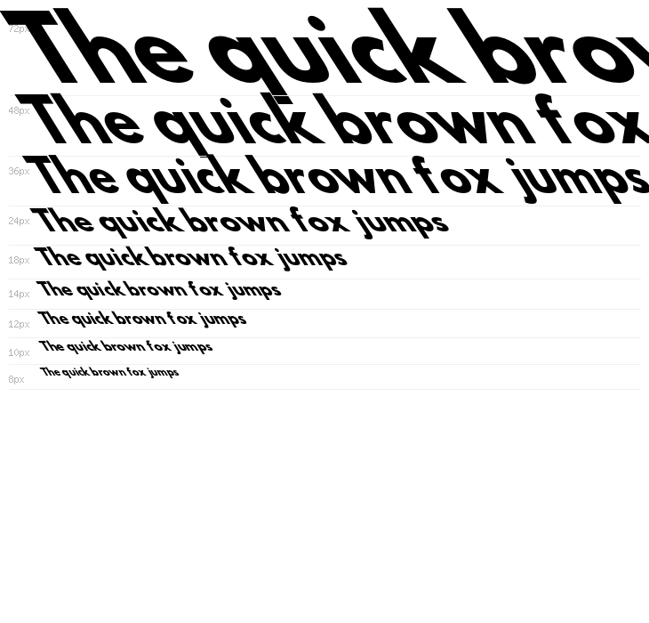 Hussar Bold Opposite Oblique Seven Waterfall