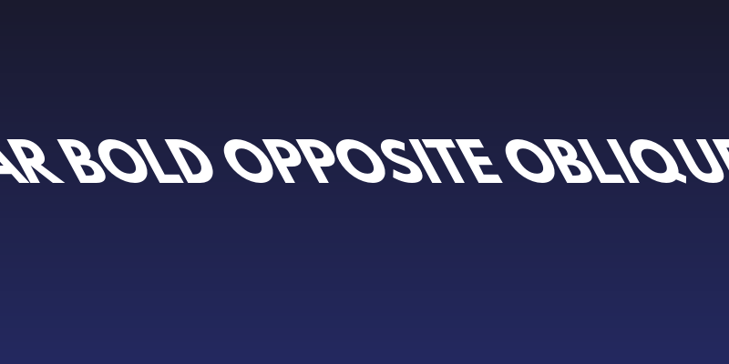 Hussar Bold Opposite Oblique Six Social Header