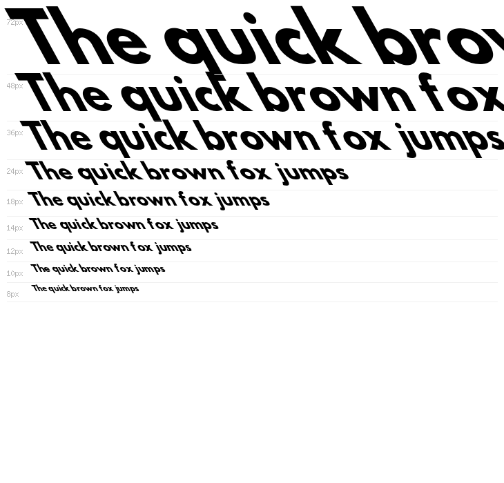 Hussar Bold Opposite Oblique Six Waterfall