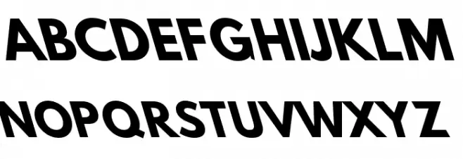 Hussar Bold Opposite Oblique Three Fonte MAIÚSCULAS