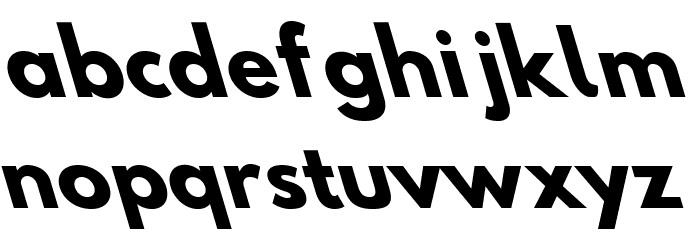 Hussar Bold Opposite Oblique Three Font LOWERCASE