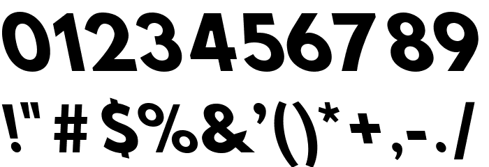 Hussar Bold Opposite Oblique Two Font OTHER CHARS