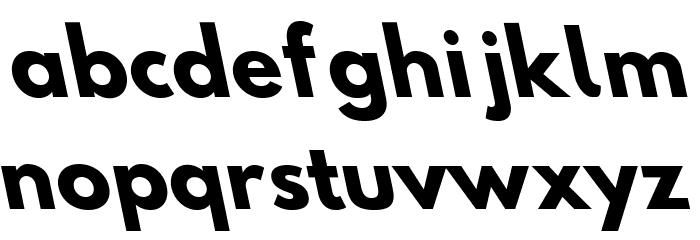 Hussar Bold Opposite Oblique Two Font LOWERCASE
