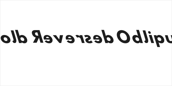 Hussar Bold Reversed Oblique Three Logo