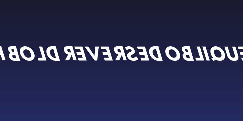 Hussar Bold Reversed Oblique Three Social Header