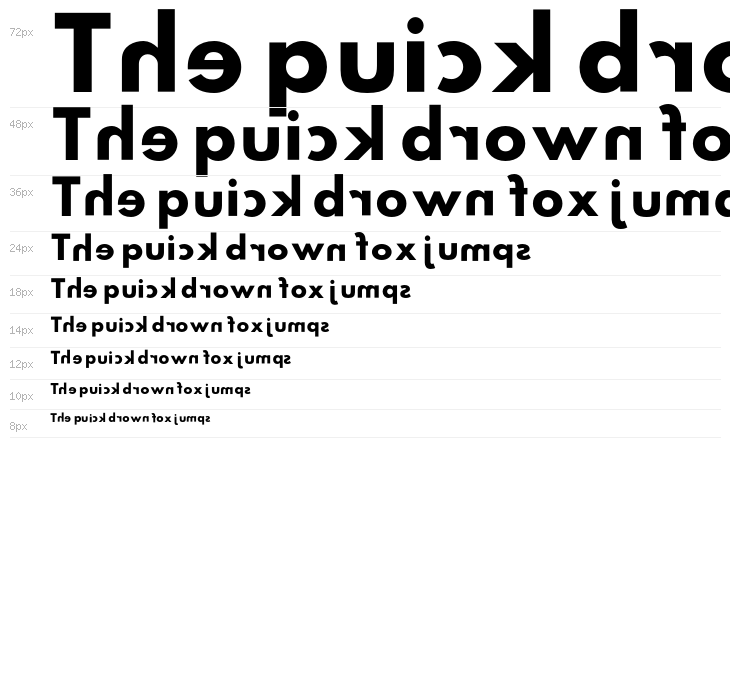 Hussar Bold Reversed Waterfall