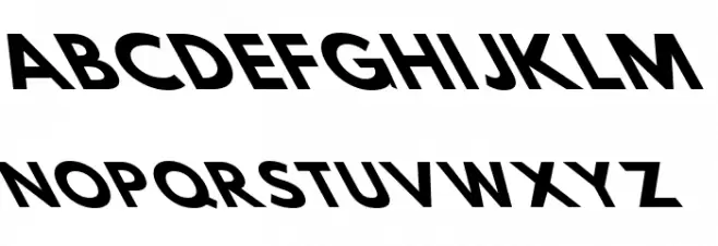Hussar Bold SuperExtended Oblique Five Polices MAJUSCULES