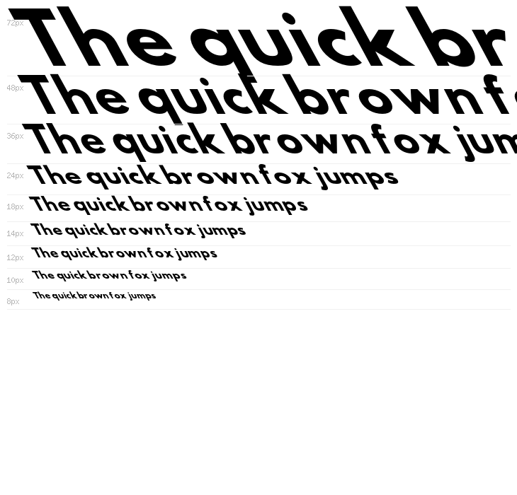 Hussar Bold SuperExtended Oblique Five Waterfall