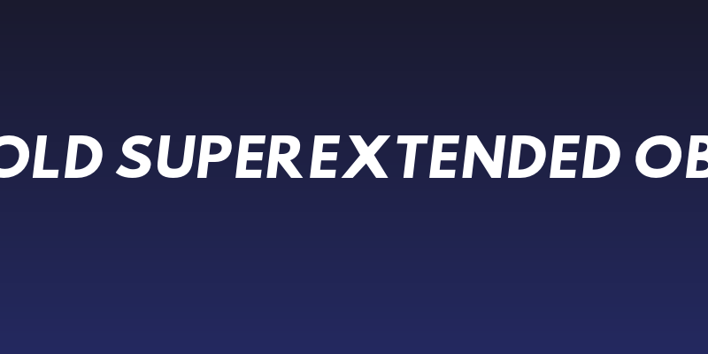 Hussar Bold SuperExtended Oblique One Social Header