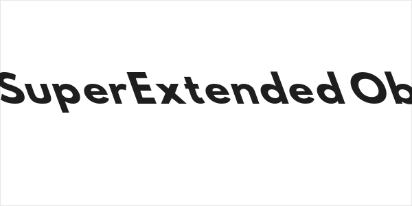 Hussar Bold SuperExtended Oblique Three Logo