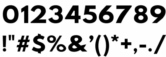 Hussar Bold SuperExtended Font OTHER CHARS