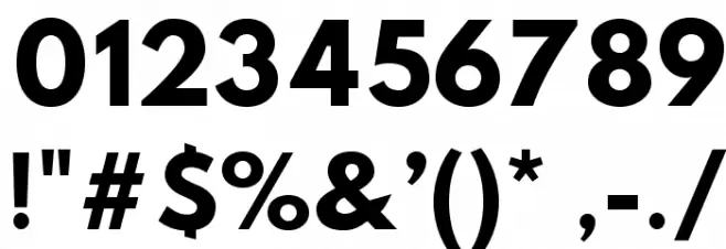 Hussar Bold Web Edition Font OTHER CHARS