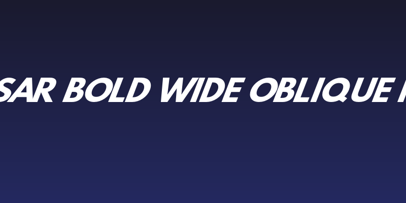 Hussar Bold Wide Oblique Four Social Header