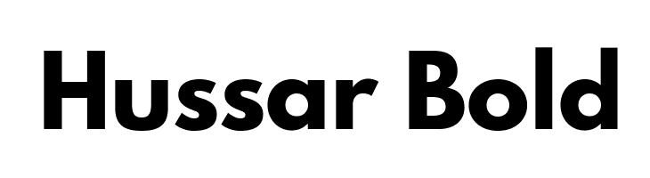 Hussar Bold Font
