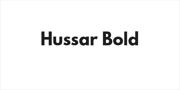 Hussar Bold Logo