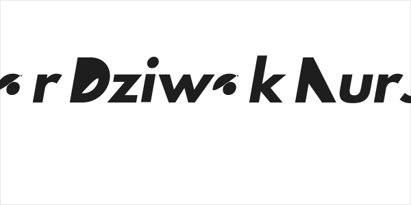 Hussar Dziwak Kursywa Logo