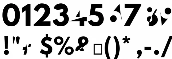 Hussar Dziwak Font OTHER CHARS