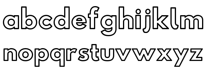 Hussar Ekologiczne 1 Font LOWERCASE
