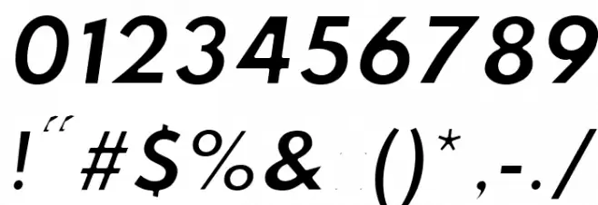 Hussar Ekologiczne 2 Oblique Font OTHER CHARS