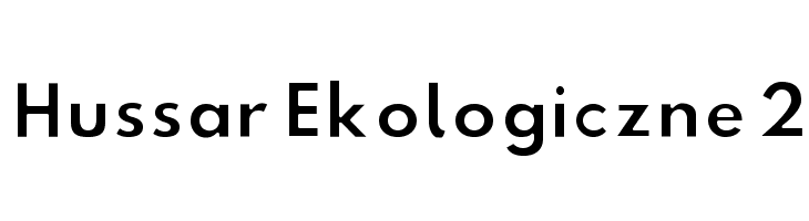 Hussar Ekologiczne 2 Font