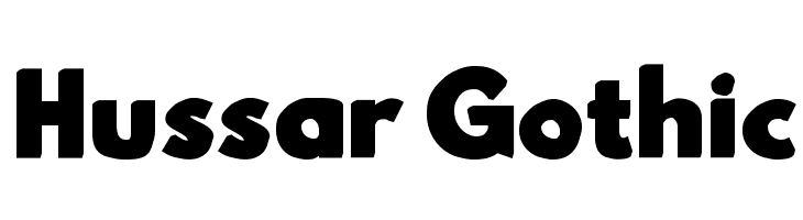 Hussar Gothic  Fuentes Gratis Descargar