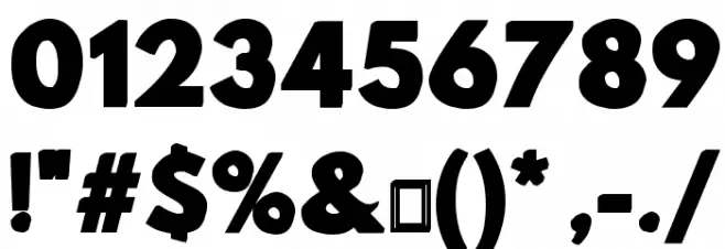 Hussar Gothic Font OTHER CHARS