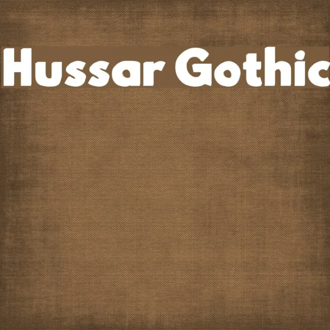 Hussar Gothic Example 3