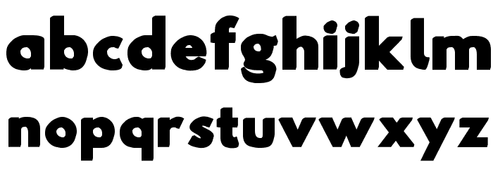 Hussar Gothic Font LOWERCASE