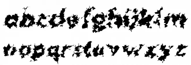 Hussar Lance ExtraBold Oblique Font LOWERCASE