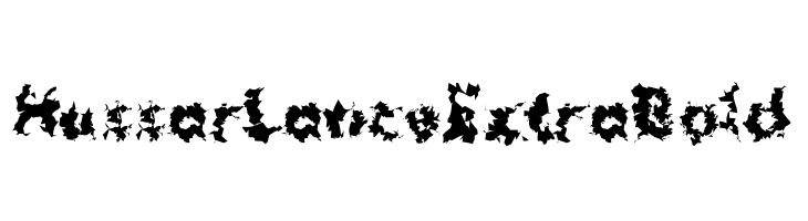 Hussar Lance ExtraBold  フリーフォントのダウンロード
