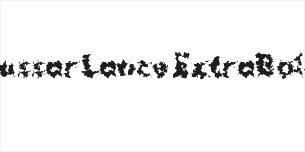 Hussar Lance ExtraBold Logo