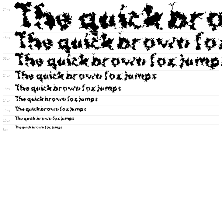 Hussar Lance ExtraBold Waterfall