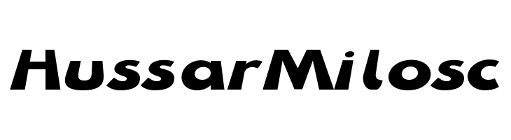 Hussar Milosc  font caratteri gratis