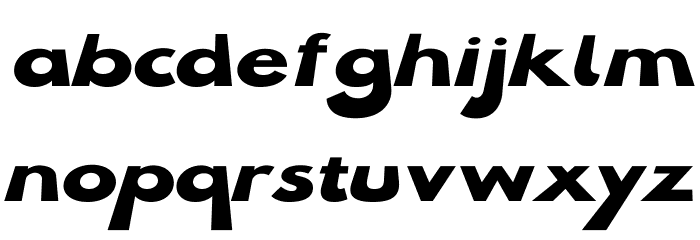 Hussar Milosc Font LOWERCASE