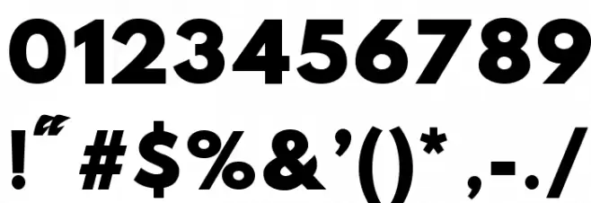 Hussar Nova Black Font OTHER CHARS