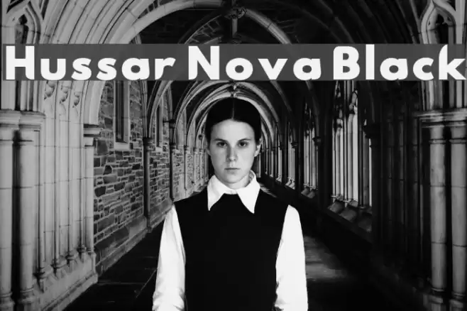 Hussar Nova Black Font examples