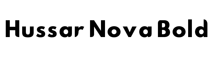 Hussar Nova Bold  免费字体下载