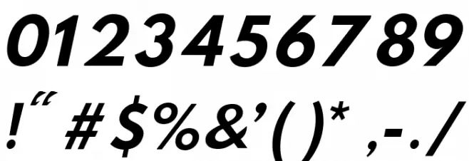 Hussar Nova Regular Italic Font OTHER CHARS