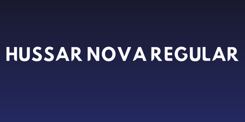 Hussar Nova Regular Social Header